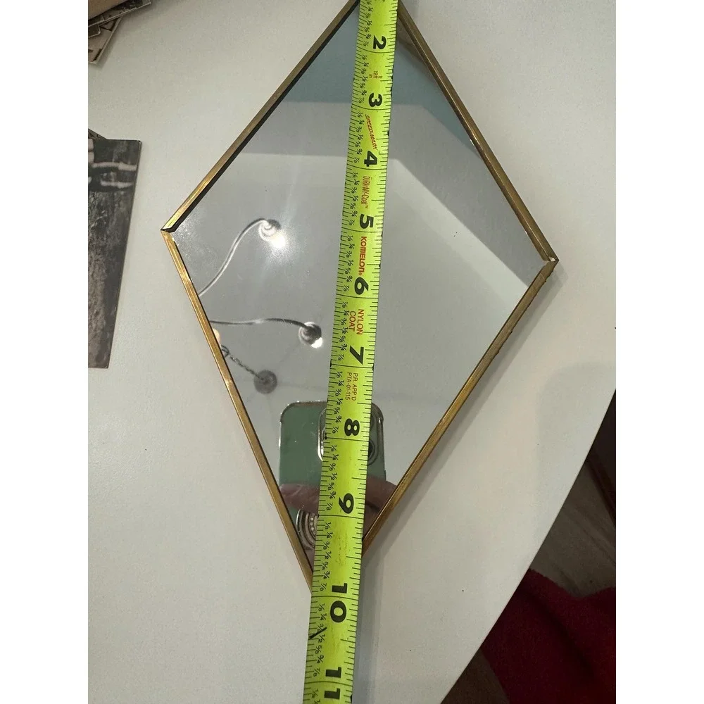 Vintage Diamond Shaped Wall Mirror
